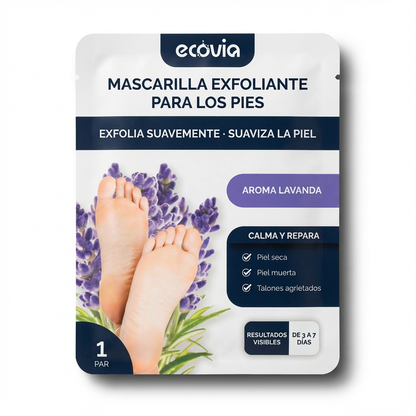 Mascarilla exfoliante mágica para pies Ecovia