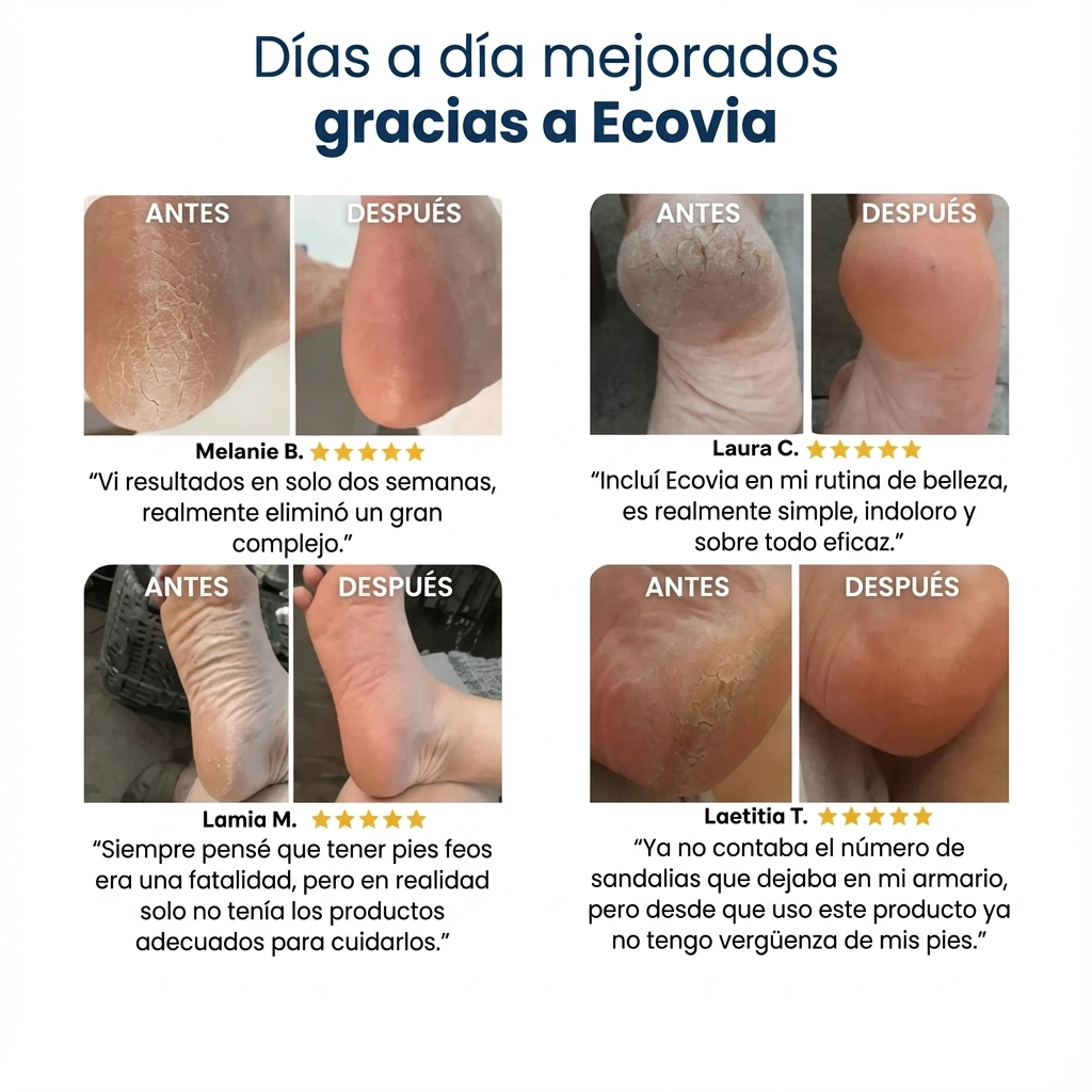 Mascarilla exfoliante mágica para pies Ecovia
