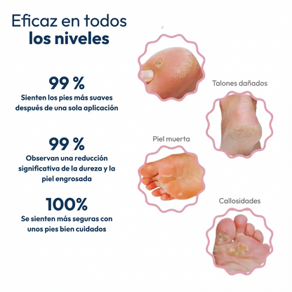 Mascarilla exfoliante mágica para pies Ecovia