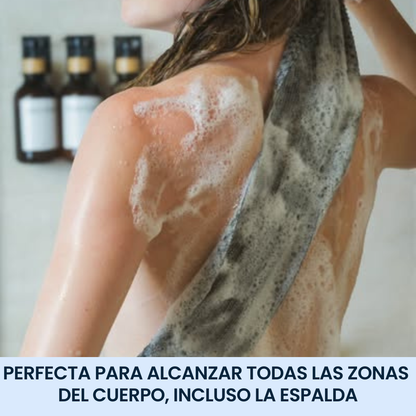 BodyClean® Toalla de ducha exfoliante Ecovia