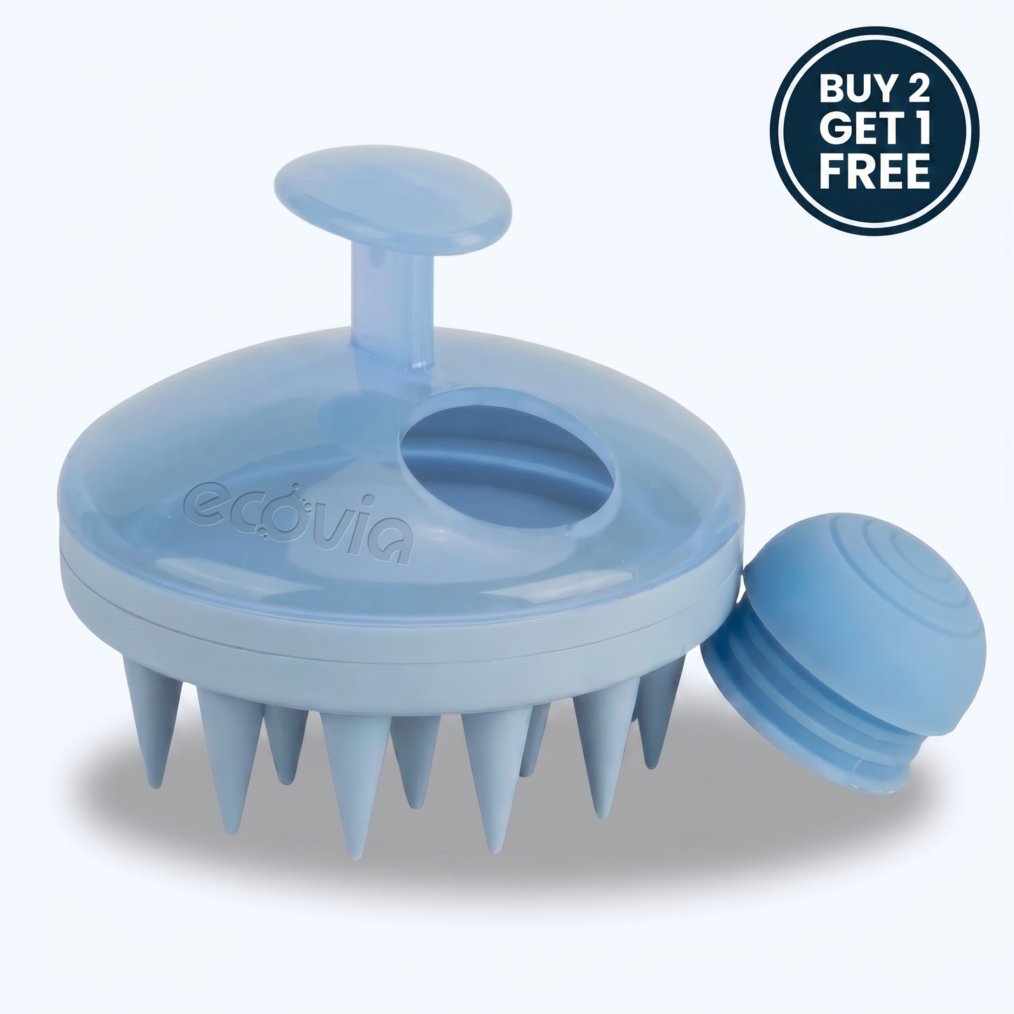 Ecovia ScalpCare – Cepillo Exfoliante para el Cuero Cabelludo